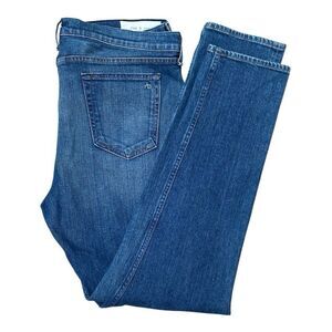 Rag & Bone Jeans Mens 36x32 Fit 2 Slim Denim Button Fly Standard Iss Damon Blue